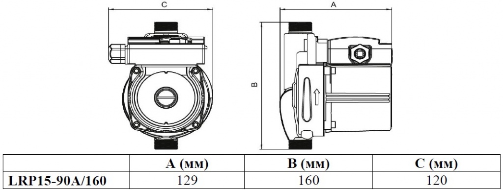 Установочные размеры LRP 15-90A160.jpg Установочные размеры LRP 15-90A160.jpg